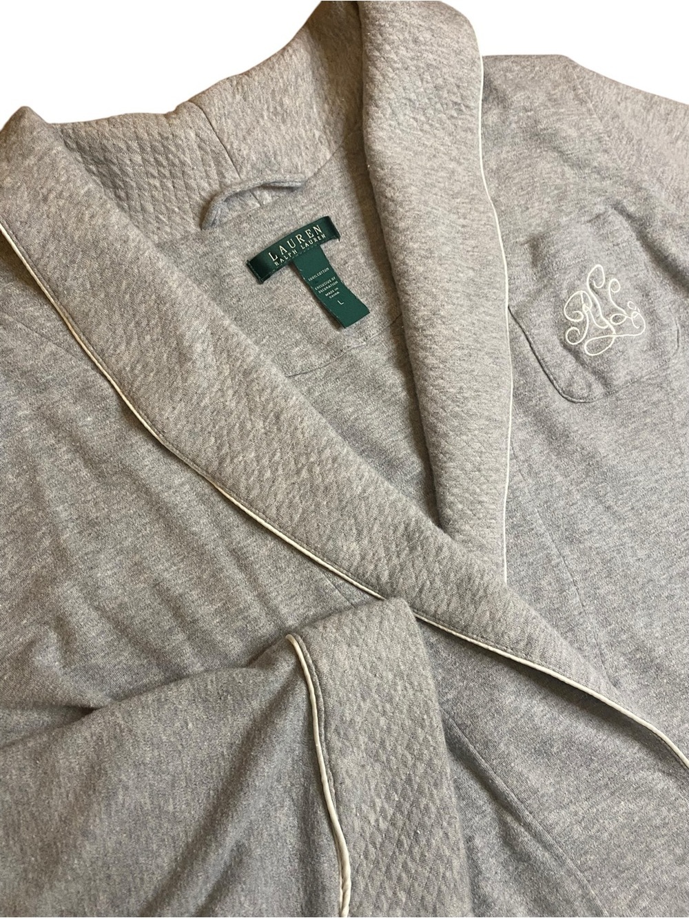Lauren Ralph Lauren Robe Women’s L Loungewear Preppy Winter Cottagecore Classic